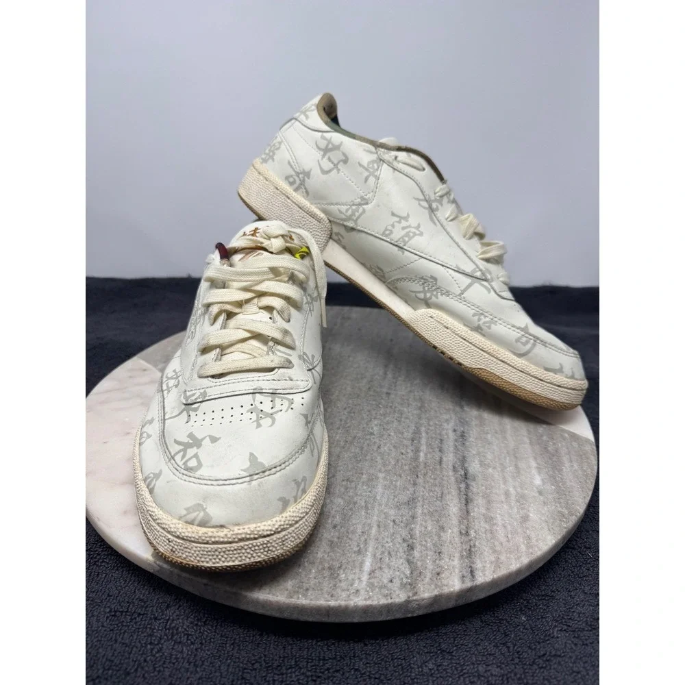 Reebok Club C 85 Kung‎ Fu Panda White Graphic Men's Sneakers Shoes Size 10.5